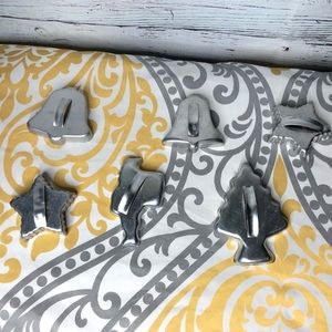Vintage Aluminum Christmas Cookie Cutters